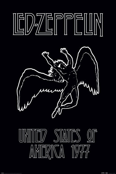 PER7989-LED ZEPPELIN ICARUS USA '77 - LARGE POSTER 24X36"