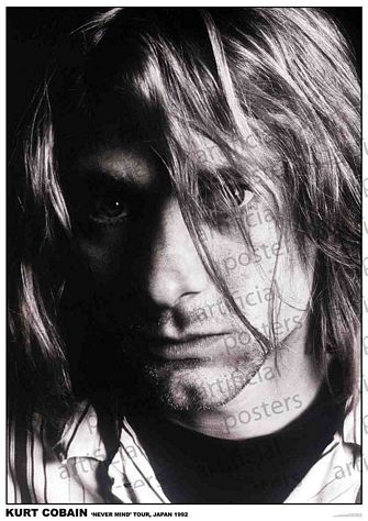 PER8667-KURT COBAIN NEVERMIND TOUR JAPAN '92 - LARGE POSTER 24X36"
