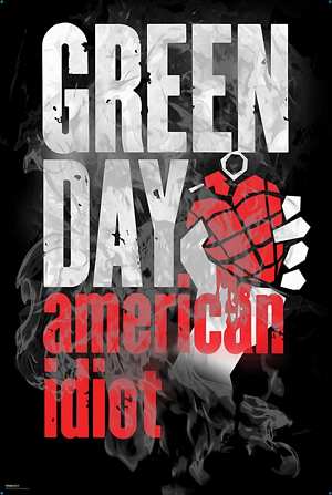 PER8747-GREEN DAY AMERICAN IDIOT - LARGE POSTER 24X36"