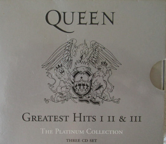 QUEEN l, ll & lll (THE PLATINUM COLLECTION) 3 CD BOXSET - UCD