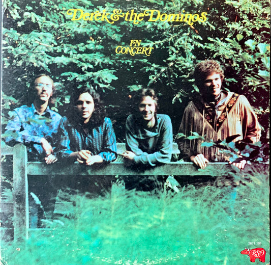 DEREK & THE DOMINOS - IN CONCERT (1973 OG PRESSING) - USED VINYL - ROCK