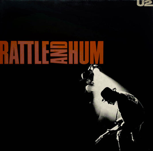 U2 - RATTLE AND HUM (2LP) - ORIGINAL 1988 PRESSING WITH BOTH ORIGINAL INNER SLEEVES & LYRIC SHEETS - USED VINYL