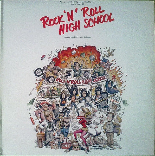 VARIOUS ARTISTS - ROCK 'N' ROLL HIGH SCHOOL SOUNDTRACK - 1979 - *(NM) USED VINYL
