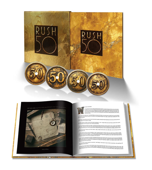 RUSH - RUSHR50- DELUXE EDITION 4 CD SET - NEW CD NCD