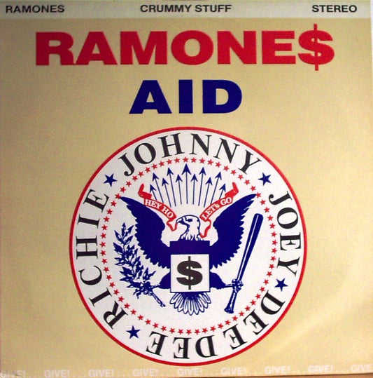 RAMONES - AID - 1977 ORIGINAL PRESSING 12"  445RPM - *(NM) - USED VINYL
