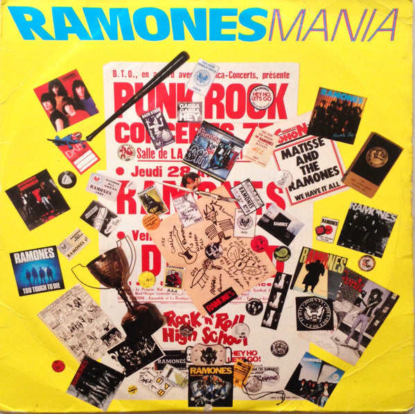 RAMONES - MANIA - 2LP 1988 ORIGINAL PRESSING - (*NM) - USED VINYL