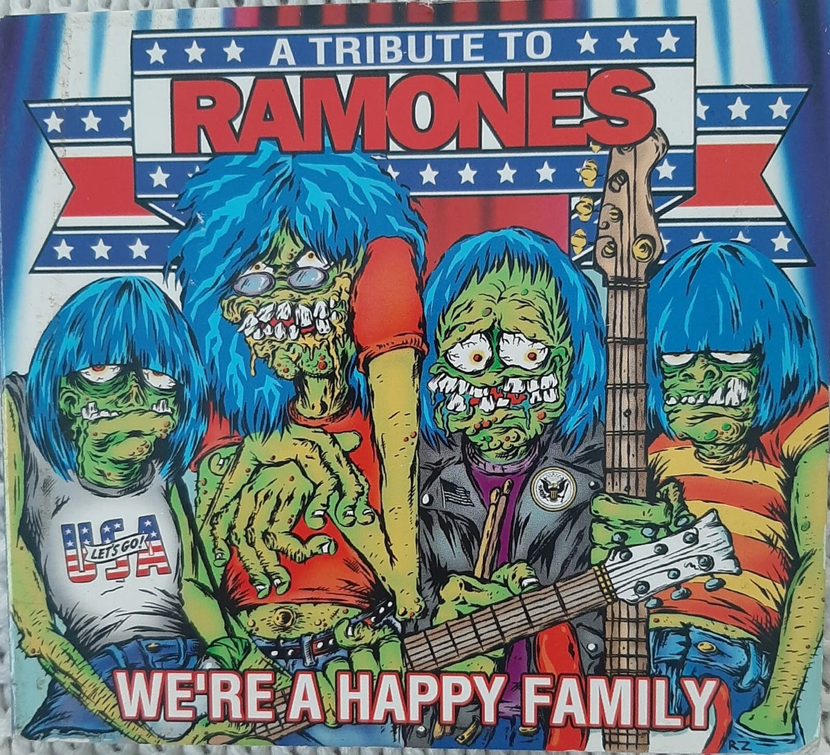 RAMONES (A TRIBUTE TO) - WE'RE A HAPPY FAMILY - **RARE - USED CD