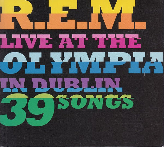 R.E.M. - LIVE AT THE OLYMPIA IN DUBLIN 39 SONGS -  2CD / DVD COMBO (NM*) - USED CD