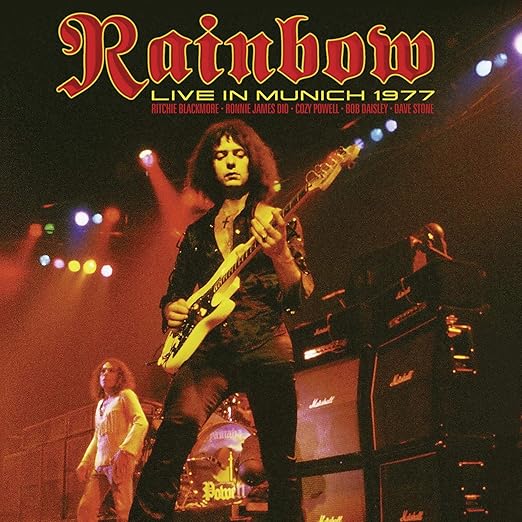RAINBOW LIVE IN MUNICH 1977 - LIJITED EDITION RED SPLATTER VINYL - USED VINYL