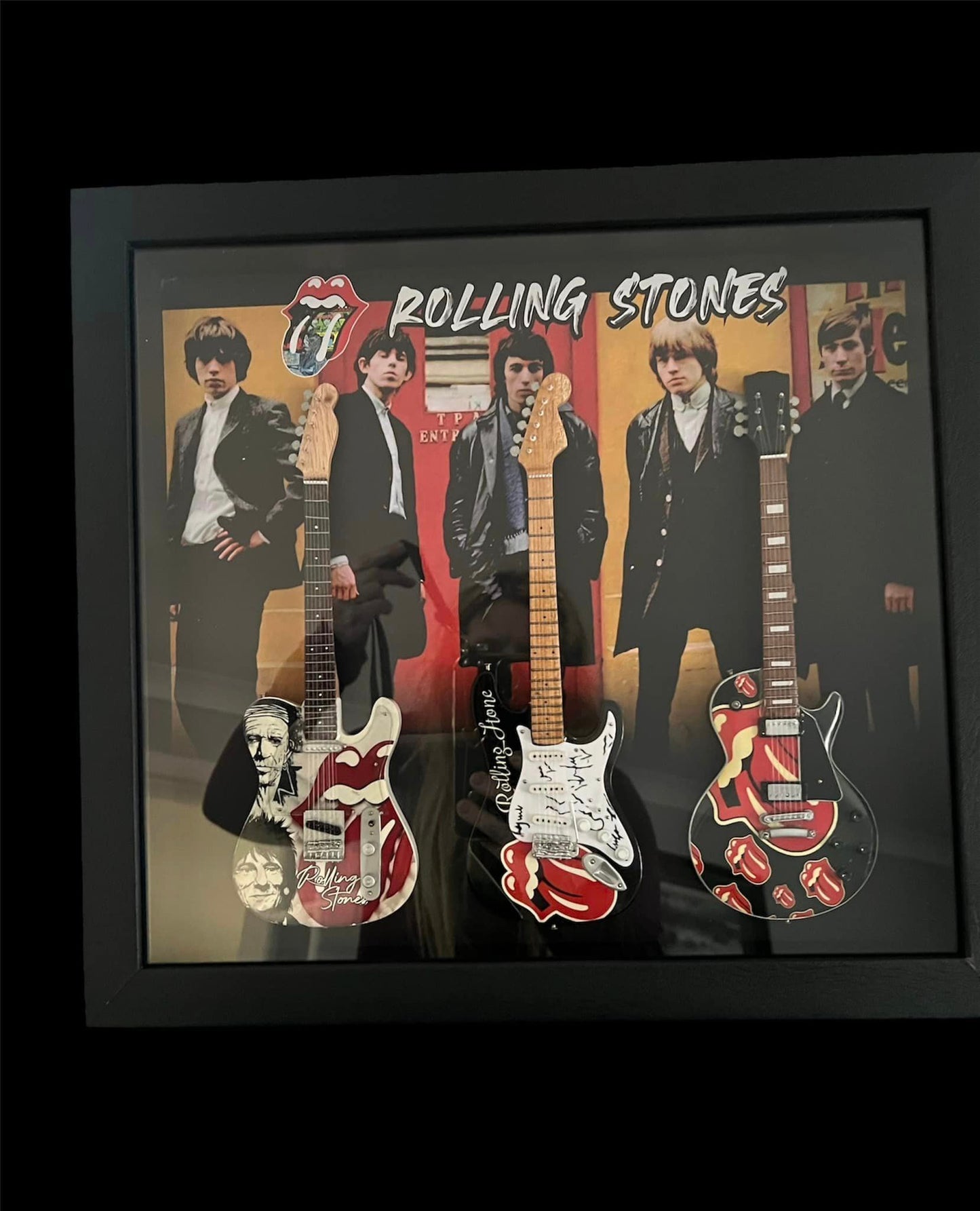 ROLLING STONES SHADOWBOX 16"LX14.5"WX1.5"D
