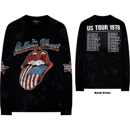 THE ROLLING STONES - US TOUR '78 - LONG SLEEVE T-SHIRT