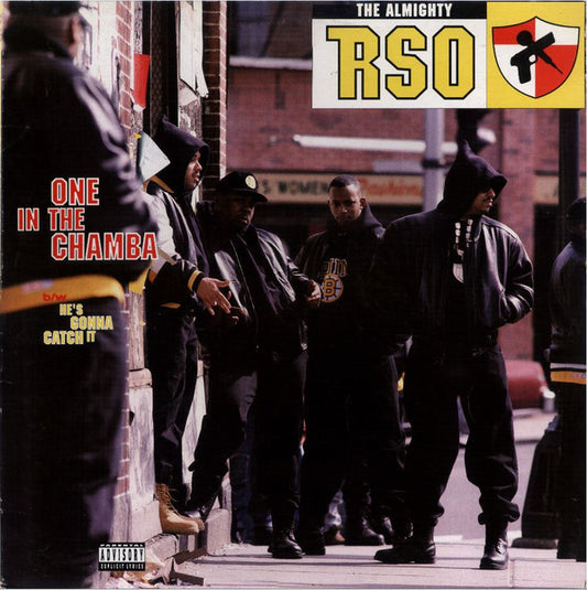 THE ALMIGHTY RSO - ONE IN THE CHAMBA/HES GONNA CATCH IT - 12" HIPHOP 1992 ORIGINAL - UV