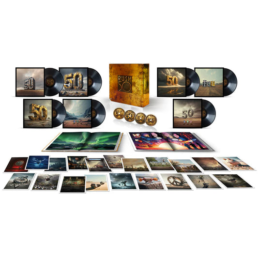 RUSH - RUSH-R50 SUPER DELUXE BOXSET 7LP & 4CD - RELEASE DATE MARCH 21/25 - NV