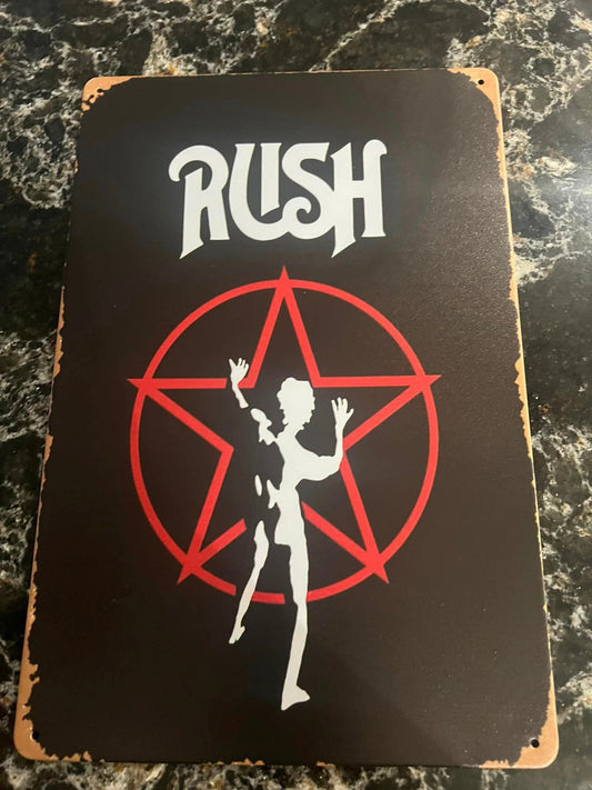 RUSH - STARMAN - TIN SIGN