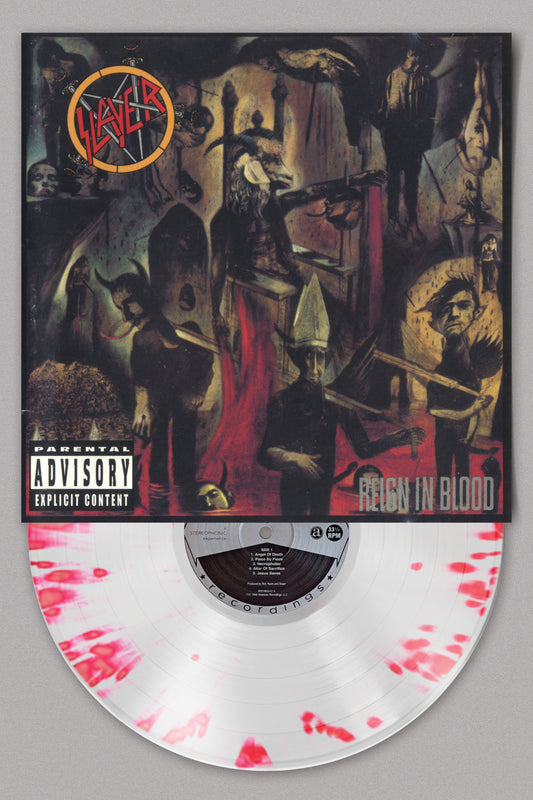 SLAYER - REIGN IN BLOOD (12x18" GLASS FRAMED RECORD POSTER)