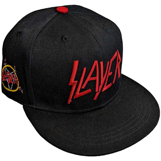 SLAYER - 2 LOGO - BALLCAP - FULLY LICENSD MERCH - HAT