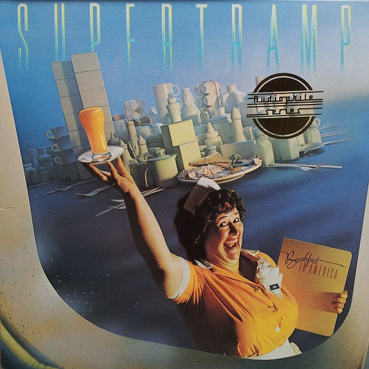 SUPERTRAMP - BREAKFAST IN AMERICA - 1979 ORIGINAL PRESSING - AUDIOPHILE SERIES HALF-SPEED MASTERED - USED VINYL