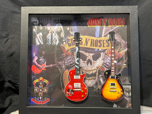 GUNS & ROSES-SHADOWBOX 16"LX14.5"WX1.5"D