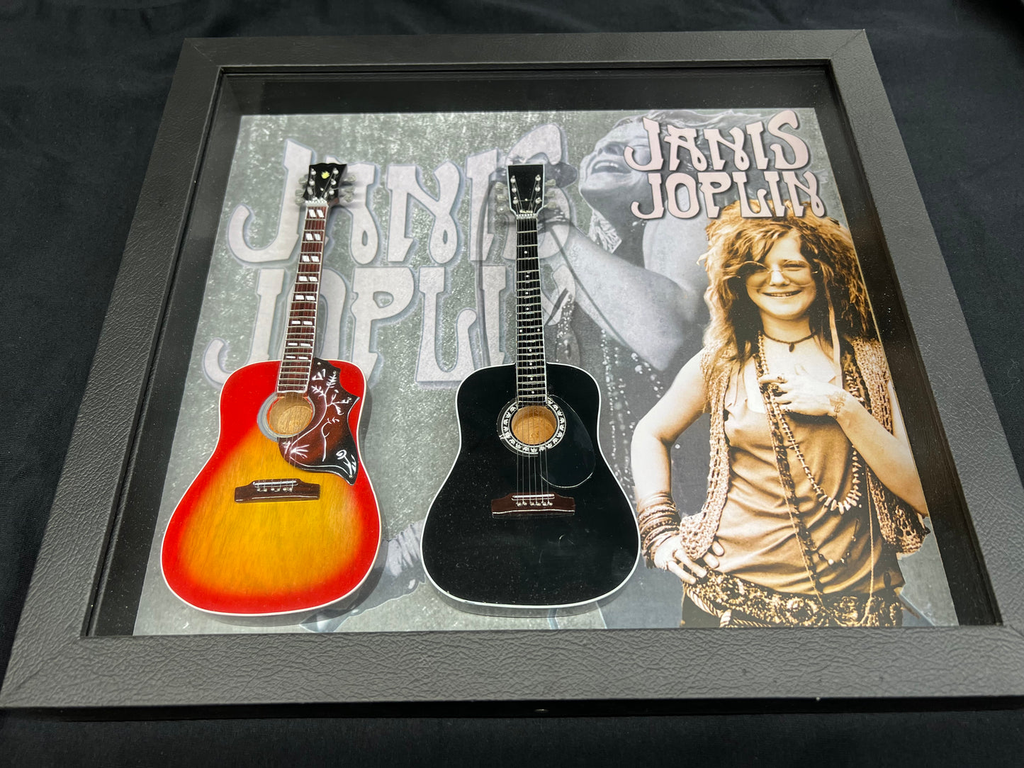 JANIS JOPLIN-SHADOWBOX 16"LX14.5"WX1.5"D