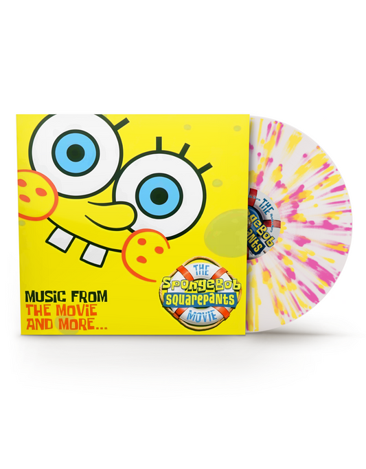 SPONGEBOB SQAUREPANTS - MOVIE SOUNDTRACK - R.S.D. BLACK FRIDAY LTD EDITION CLEAR VINYL W/PINK RED SPLATTER - NV