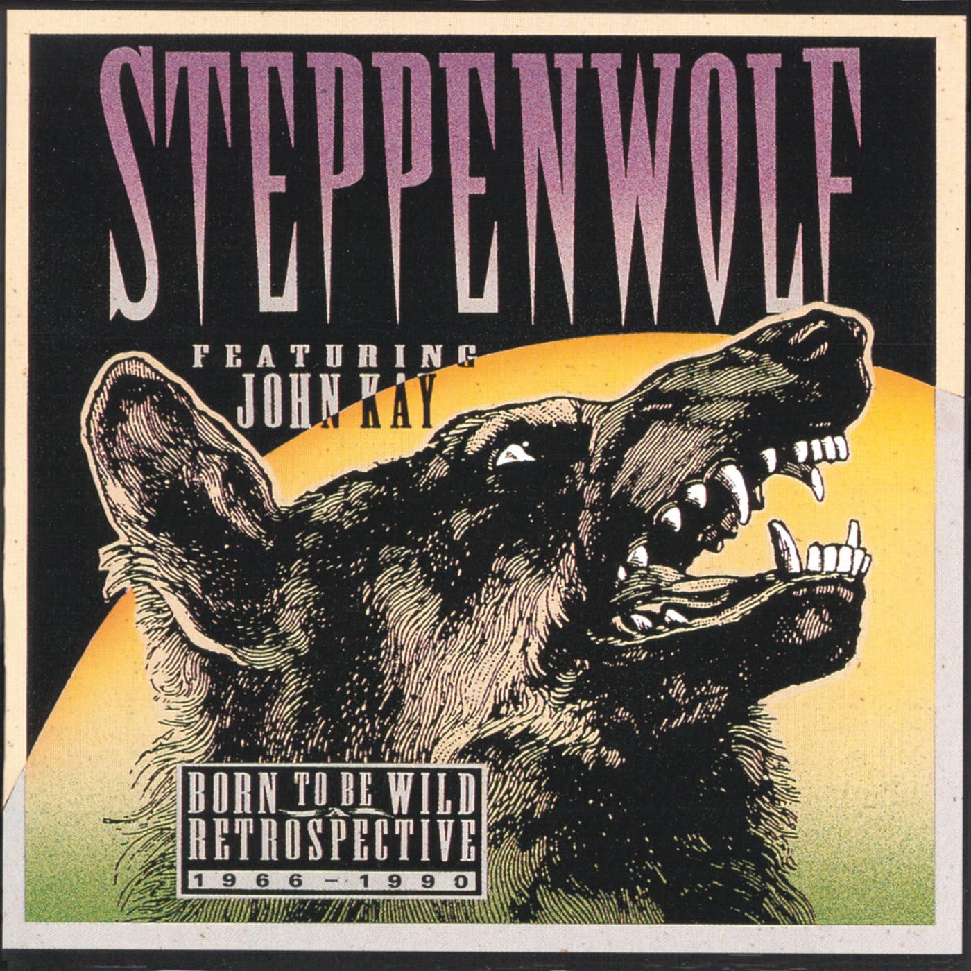 STEPPENWOLF FEAT: JOHN KAY - BORN TO BE WILD RETROSPECTIVE 1966-1990 - 2CD W/BOOKLET (*NM) - USED CD