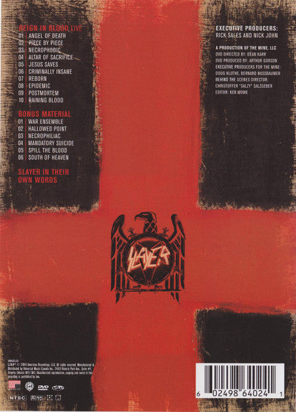 SLAYER - STILL REIGNING - USED MUSIC DVD