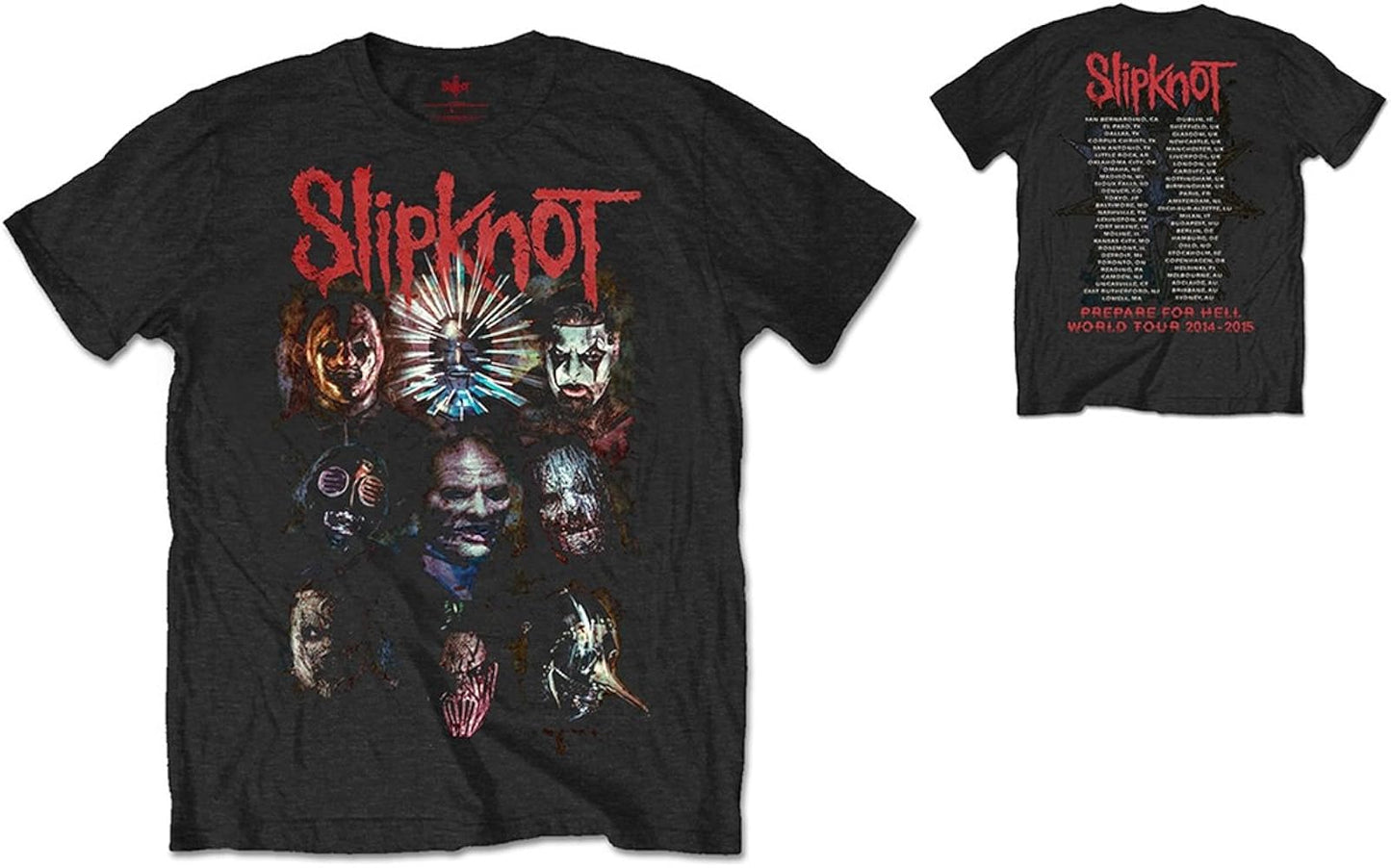 SLIPNOT- MASKS - TSHIRT