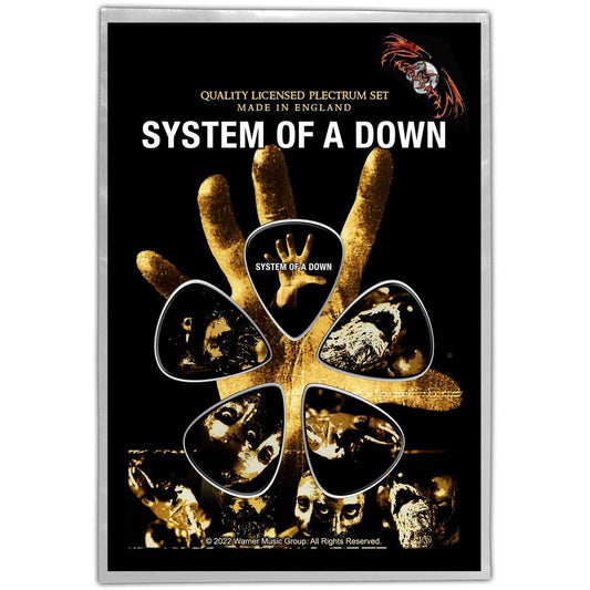 SYSTEM OF A DOWN - 5 PACK GUITAR PICKS