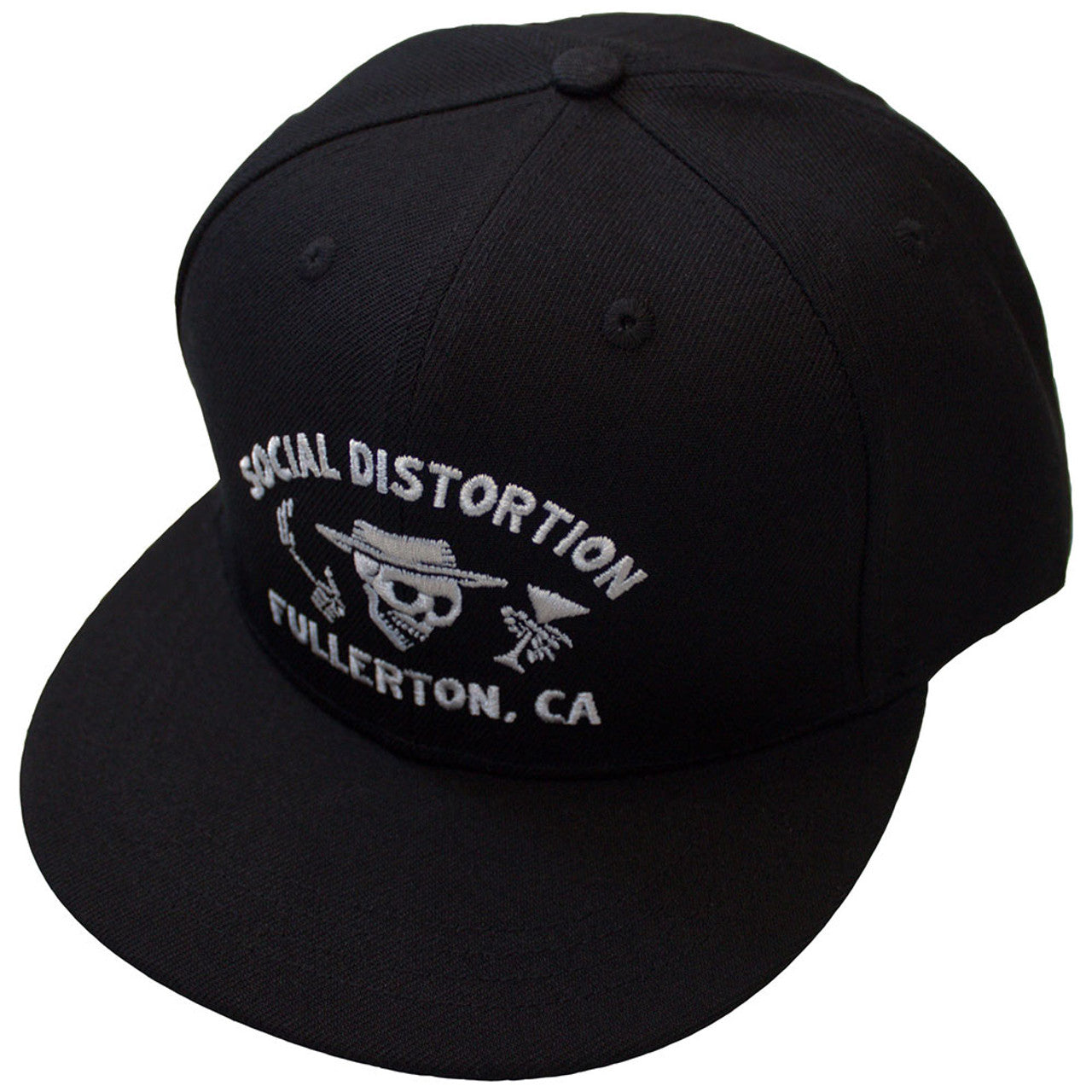 SOCIAL DISTORTION FULLERTON SKELETON  BALLCAP - FULLY LICENSED MERCH - HAT