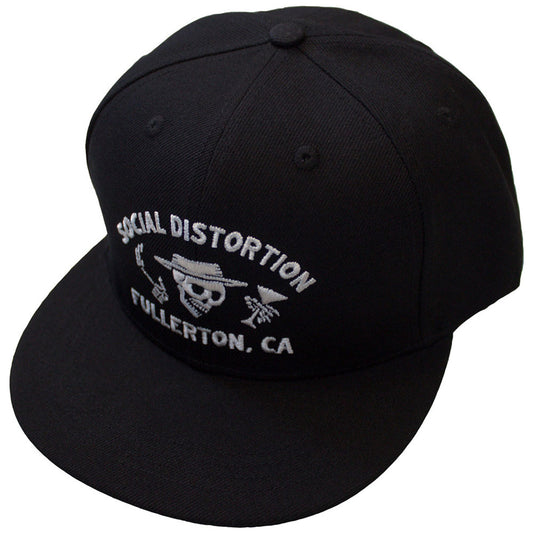 SOCIAL DISTORTION FULLERTON SKELETON  BALLCAP - FULLY LICENSED MERCH - HAT