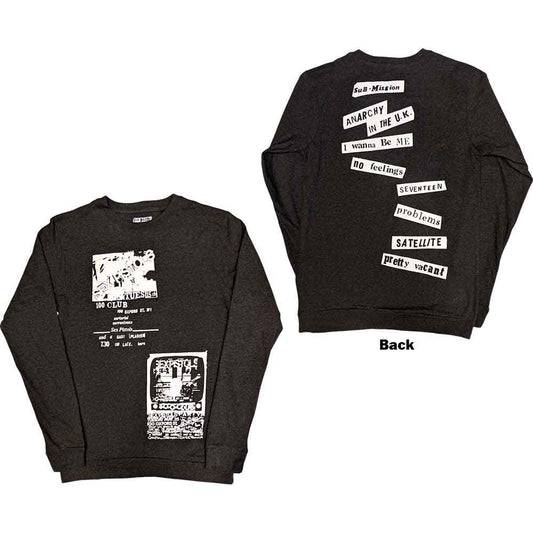 SEX PISTOLS - 100 CLUB - LONG SLEEVE T-SHIRT