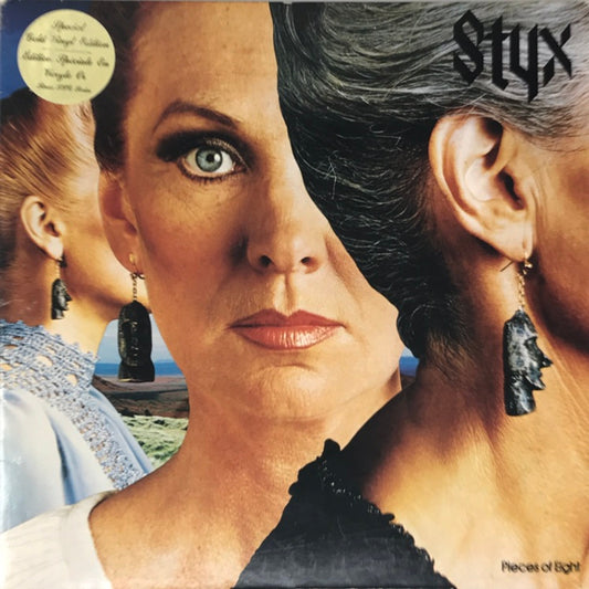 STYX - PIECES OF EIGHT - LIMITED EDITION GOLD VINYL - UV