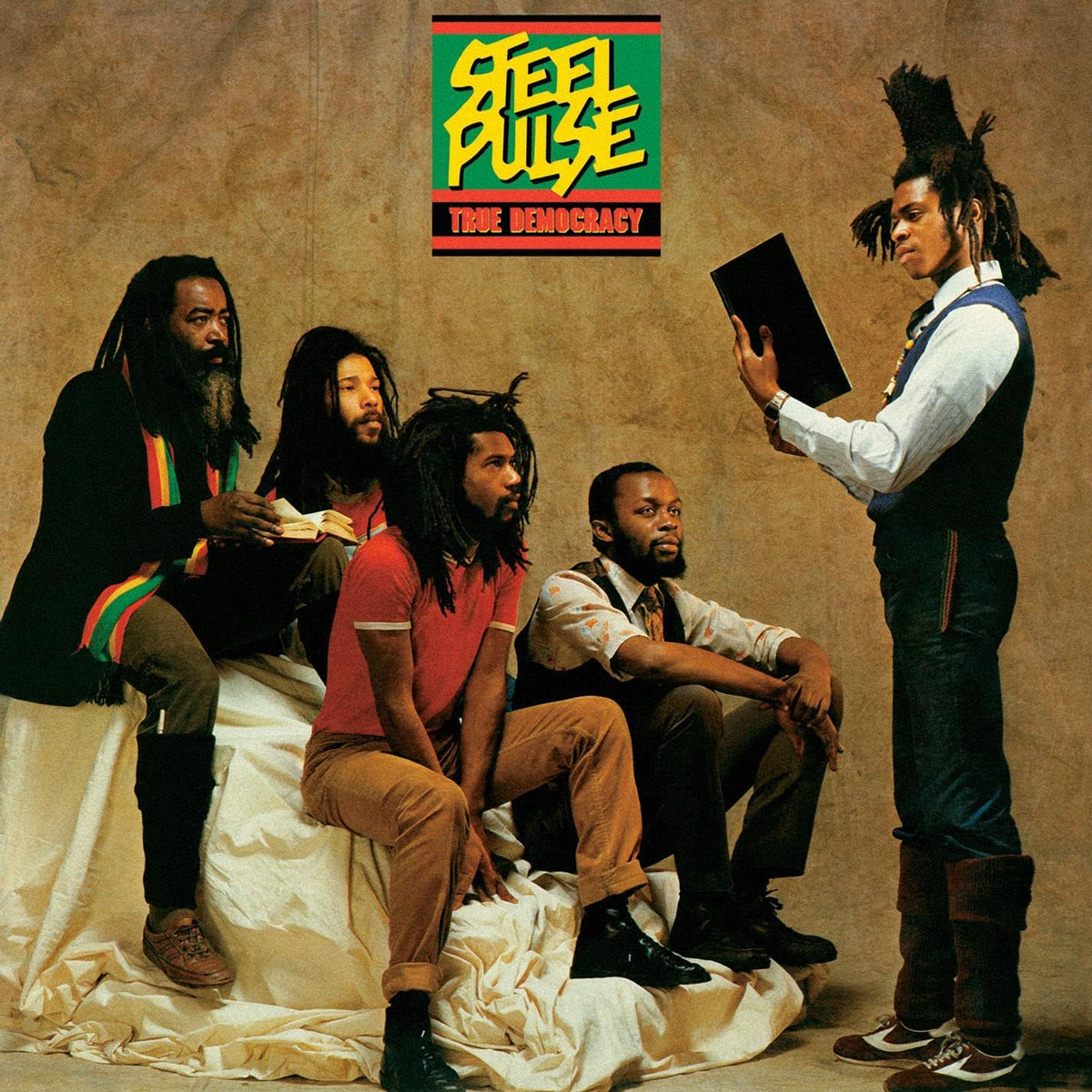 STEEL PULSE - TRUE DEMOCRACY - USED VINYL - REGGAE