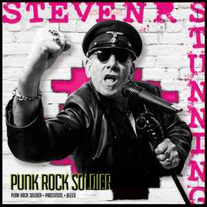 STEVEN R STUNNING / THE LEGENDARY '63 MONROE* - LIMITED EDITION COLOUR VINYL - PUNK ROCK SOLDIER / PARTY LIKE A ROCKSTAR - *RARE -2015 - USED VINYL