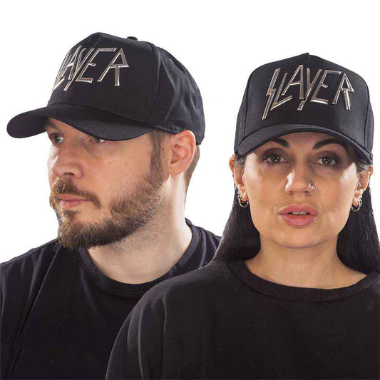 SLAYER - SILVER LOGO - FULLY LICENSED MERCH - HAT