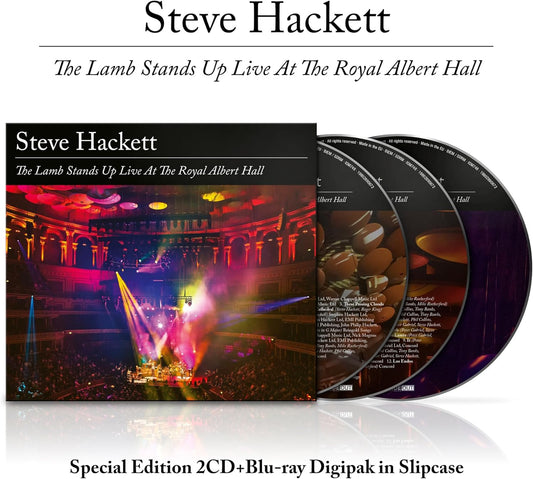 STEVE HACKETT - THE LAM STANDS UP - 2CD/BLURAY COMBO - NEW CD