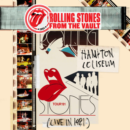 ROLLING STONES - FROM THE VAULT STONES TOUR LIVE IN 1981 - 2 CD + 1 DVD COMBO - (NM*) - USED CD/DVD