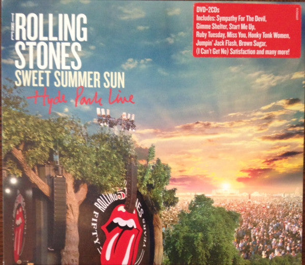 ROLLING STONES - SWEET SUMMER SUN HYDE PARK LIVE 2CD + DVD COMBO - (M*) - USED CD DVD