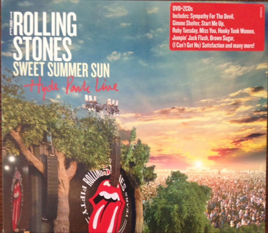 ROLLING STONES - SWEET SUMMER SUN HYDE PARK LIVE 2CD + DVD COMBO - (M*) - USED CD DVD