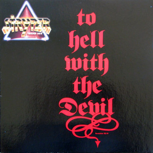 STRYPER - TO HELL WITH THE DEVIL - ORIGINAL 1986 PRESSING   - Used Vinyl