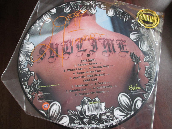 SUBLIME - SUBLIME 2002 LIMITED EDITION PICTURE DISC - USED VINYL