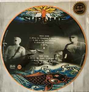 SUBLIME - 40 OZ TO FREEDOM - LIMITED EDITION PICTURE DISC - USED VINYL