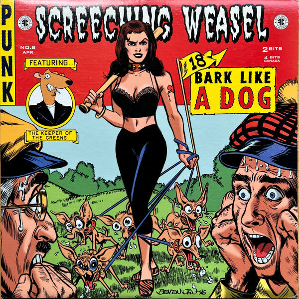 SCREECHING WEASEL - BARK LIKE A DOG - 1996 ORIGINAL PRESSING (*NM) - USED VINYL