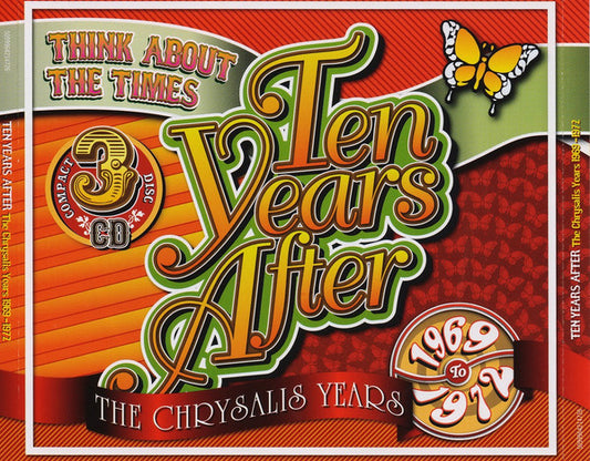 TEN YEARS AFTER - THE CHRYSALIS YEARS THINK ABOUT THE TIMES - 3 DISC SET - RARE - (NM*) - USED CDS