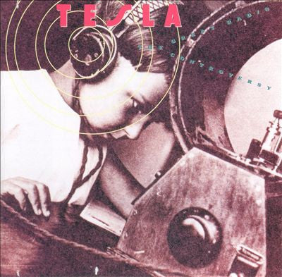 TESLA - THE GREAT RADIO CONTROVERSY - NM* ORIGINAL1989 PRESSING W ORIGINAL INNER SLEEVE AND LYRICS - USED VINYL