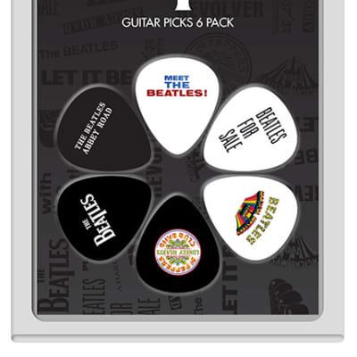 THE BEATLES - 6 PACK GUITAR PICKS
