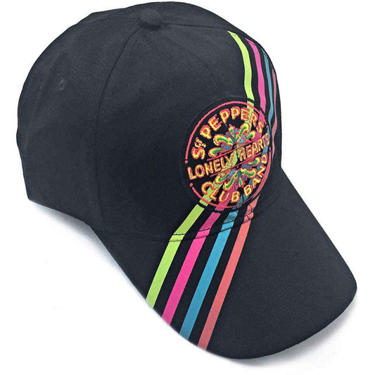 THE BEATLES-SGT PEPPER STRIPES UNISEX BASEBALL CAP FULLY LICENSED MERCHANDISE