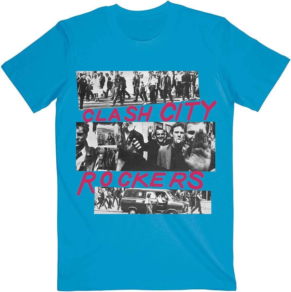 THE CLASH - CLASH CITY ROCKERS - TSHIRT XL