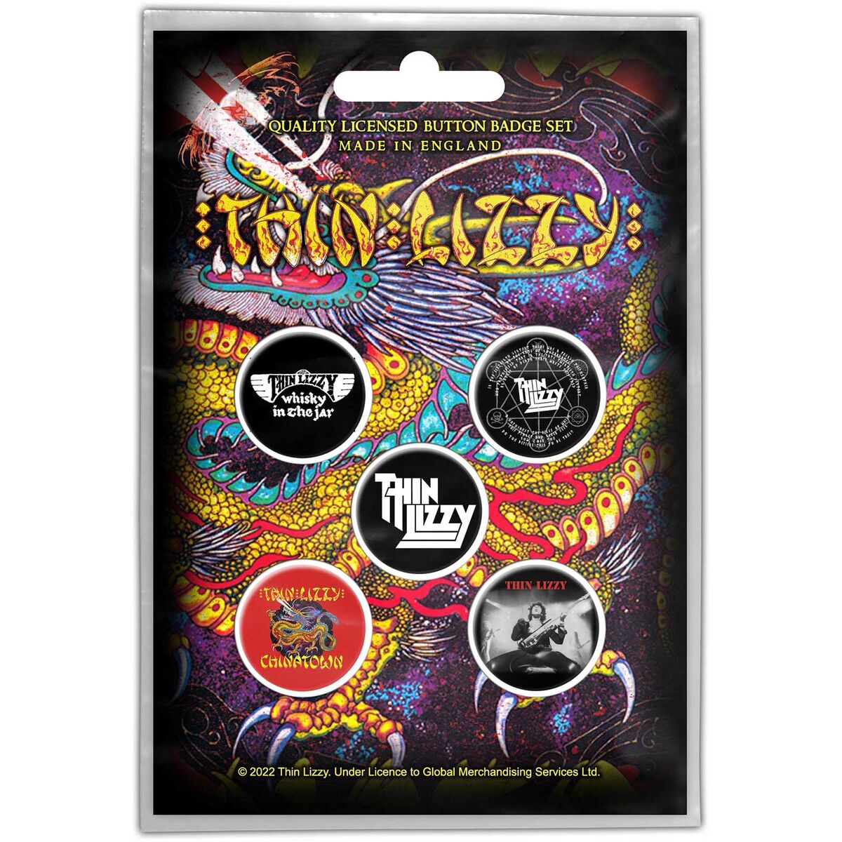 THIN LIZZY- 5 PIN PACK