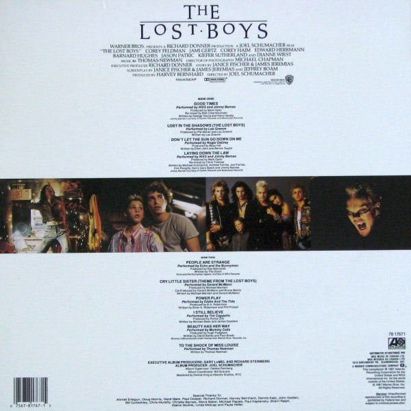 THE LOST BOYS - ORIGINAL MOTION PICTURE SOUNDTRACK 1987 ORIGINAL PRESS **RARE - USED VINYL